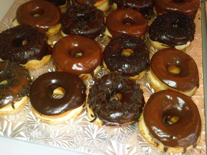 chocolate doughnut samples Jelly Calgary