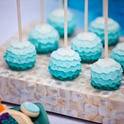 ruffled cake pops